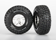 Traxxas 6873X Tire and Wheel Complete glued (S1 Compund) 2pcs