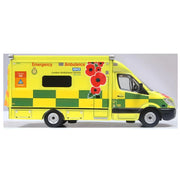 Oxford 76MA007 OO 1/76 Mercedes Ambulance London Ambulance Service