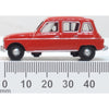 Oxford 76RN002 OO 1/76 Renault 4 Red