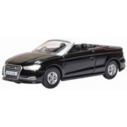 Oxford 76S3002 1/76 Audi S3 Cabriolet Mythos Black