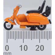 Oxford 76SC003 OO 1/76 Scooter and Sidecar Orange