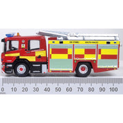 Oxford 76SFE012 OO 1/76 South Wales Fire & Rescue Scania Pump Ladder CP28