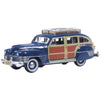 Oxford 87CB42002 HO 1/87 South Sea Blue Chrysler T & C Woody Wagon 1942