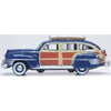 Oxford 87CB42002 HO 1/87 South Sea Blue Chrysler T & C Woody Wagon 1942