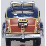 Oxford 87CB42002 HO 1/87 South Sea Blue Chrysler T & C Woody Wagon 1942