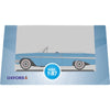 Oxford 87CI61006 HO 1/87 Chevrolet Impala 1961 Jewel Blue/White