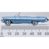 Oxford 87CI61006 HO 1/87 Chevrolet Impala 1961 Jewel Blue/White