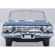 Oxford 87CI61006 HO 1/87 Chevrolet Impala 1961 Jewel Blue/White