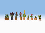 Noch 14012 HO Ornamental Plants in Pots Laser Cut Minis