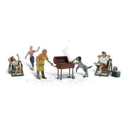 Woodland Scenics A1929 HO Backyard Barbeque Scenic Accent Figures