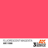 AK Interactive AK11068 Fluorescent Magenta Acrylic Paint 17ml (3rd Generation)