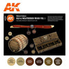 AK Interactive 11673 Old and Weathered Wood Volume 1 Acrylic 3rd Generation Paint Set