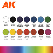 AK Interactive AK11775 Basic Starter Set 14 Colours By Jose Davinci 3rd Generation