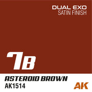 AK Interactive AK1514 Dual Exo Sc-Fi 7B Asteroid Brown 60ml