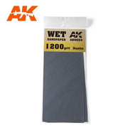 AK Interactive AK9034 Wet Sandpaper 1200 Grit (3 Pack)