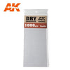 AK Interactive AK9042 Dry Sandpaper 1000 Grit (3 Pack)