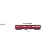 Austrains NEO PL016 HO 14 BPL VR Red PL Series Passenger Carriage Single Pack