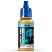 Vallejo 69033 Mecha Color Sand Yellow Acrylic Paint 17ml