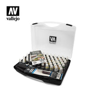 Vallejo 70173 Model Color 72 Military Colors and Brushes Plastic Case Set