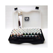 Vallejo 70174 Panzer Aces 72 uds and Brushes Plastic Case Set