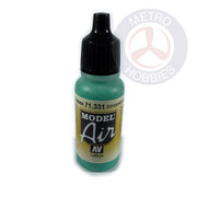 Vallejo 71331 Model Air Cockpit Emerald Green Faded Acrylic Paint 17ml