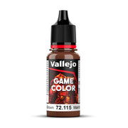 Vallejo 72115 Game Colour Grunge Brown 18ml Acrylic Paint