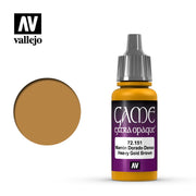 Vallejo 72151 Game Color Extra Opaque Heavy Gold Brown 17ml Acylic Paint
