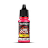 Vallejo 72157 Game Colour Fluorescent Red 18ml Acrylic Paint