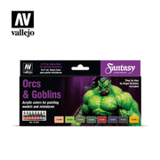 Vallejo 72304 Game Colour Orcs and Goblins 8 Colour Set Acrylic Paint