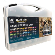 Vallejo 80260 Wizkids Basic Starter Case Acrylic Paint Set 40 Color Set