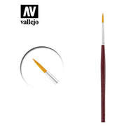 Vallejo P54020 Round Toray Brush No.2/0 Paint Brush