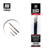 Vallejo RK25998 Detail Set Kolinsky-Tajmyr (0 and 1 and 2) Paint Brush Set