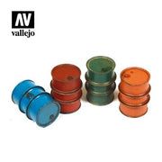 Vallejo SC203 Civilian Fuel Drums Diorama Accessory