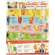 Cavallini Cocktail Time 1000PC Jigsaw Puzzle