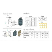 Classy Hobby MC16002 1/16 W.W.II German 20L Jerry Can and 200L Fuel Drum Set