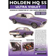 Classic Carlectables 18757 1/18 Holden HQ SS Ultra Violet