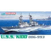 Dragon 1014 1/350 U.S.S. Kidd DDG-993 Plastic Model Kit