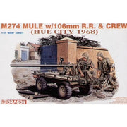 Dragon 3315 1/35 M274 Mule with 106mm R.R and Crew Hue City 1968