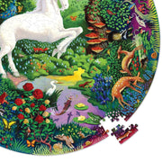 eeBoo Unicorn Round 500pc Jigsaw Puzzle