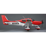 E-Flite Cirrus SR22T Red 1.5m V2 RC Plane (BNF Basic) EFL15950