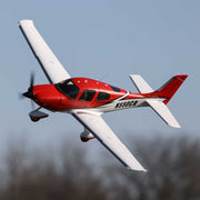 E-Flite Cirrus SR22T Red 1.5m V2 RC Plane (BNF Basic) EFL15950