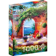 Enjoy Sea View Through the Arch 1000pc Jigsaw Puzzle