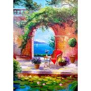 Enjoy 1838 Sea View Through the Arch 1000pc Jigsaw Puzzle