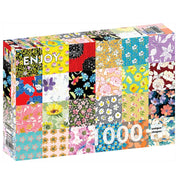 Enjoy Floral Patterns 1000pc Jigsaw Puzzle