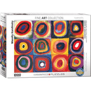 Eurographics 65443 Wassily Kandinsky Colour Study of Squares Panoramic Jigsaw Puzzle 1000pc