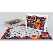 Eurographics 65443 Wassily Kandinsky Colour Study of Squares Panoramic 1000pc Jigsaw Puzzle