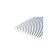 Evergreen 4526 White Styrene Metal Siding Sheet 0.040 x 6 x 12in / 1mm x 15cm x 30cm 1pc