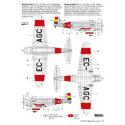 Frrom 0033 1/72 Delta US Passenger and Transport Plane Over Spain