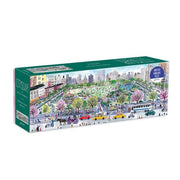 Galison Michael Storrings Panoramic Puzzle Cityscape 1000pc