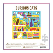 Galison Curious Cats 500pc Jigsaw Puzzle